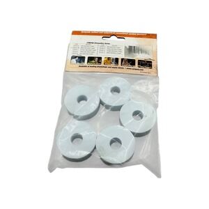 Cympad Chromatics Series Cellular Foam Cymbal Washers White 5 Pack CS15W